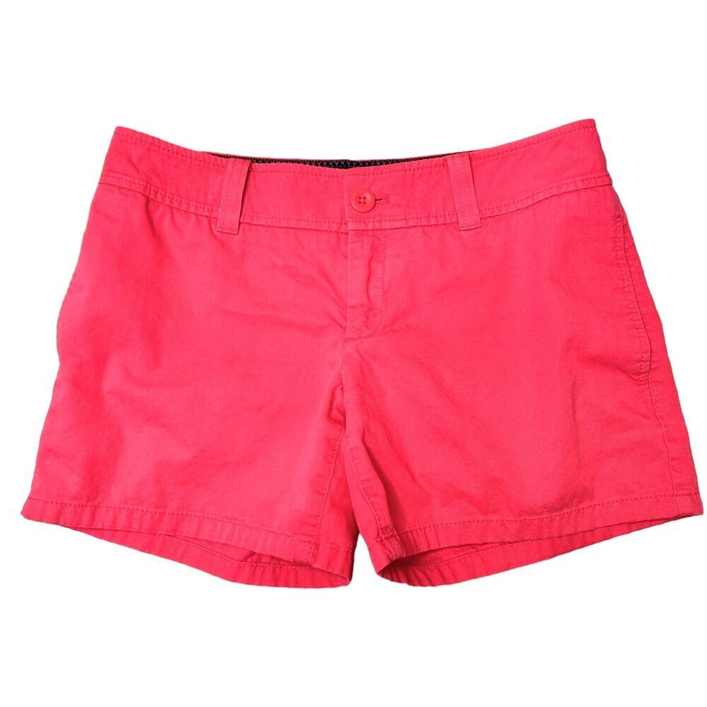 Lilly Pulitzer Palm Beach Fit Hot Pink Cotton Chino Style Barbiecore Shorts 2